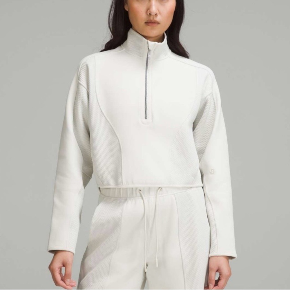 Lululemon Mixed Fabric Half-zip Pullover
